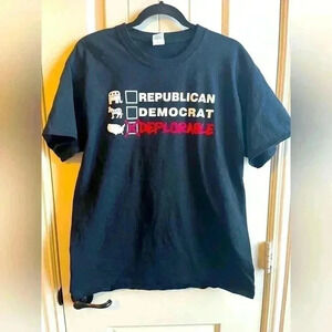 Black Republican, Democrat, Deplorable T shirt